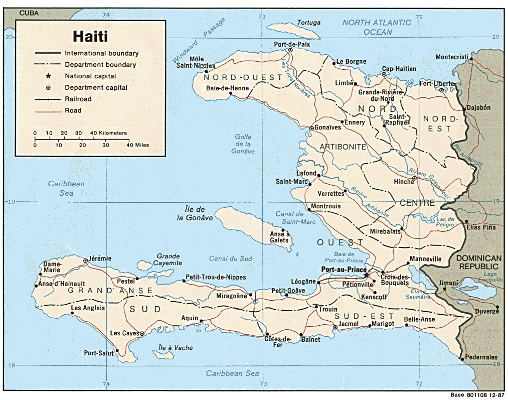Haiti Map Image